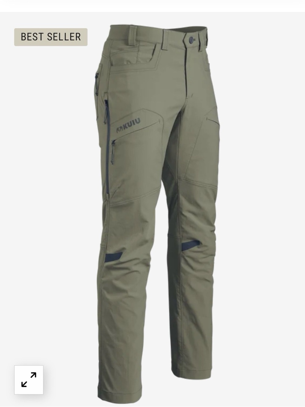 KUIU Kutana Stretch Woven Pant khaki Gorpcore Outdoor Lightweight-36
8